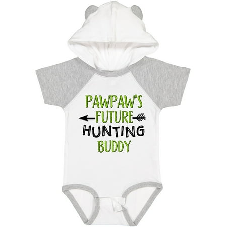 

Inktastic Pawpaws Future Hunting Buddy Gift Baby Boy or Baby Girl Bodysuit