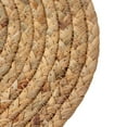 Naiyafly Round Woven Placemats For Dining Table, Water Hyacinth Straw