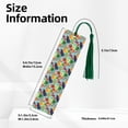 thumbnail image 3 of Kdxio Vegetable (2) Print Metal Tassel Bookmarks,Perfect Gift for Art Lovers and Bookworms Metal Bookmarks for Women, 3 of 8