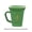 Green, variant on Giaone Creative 400ml Ceramic Toilet Cup Features Removable Metal Straw Brewing Fun And Safe Drinking