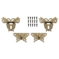 thumbnail image 4 of Vintage Style Latch Hasp, Durable Zinc Alloy Lock For Boxes  Cabinets, Includes Mounting Screws, 4 of 6