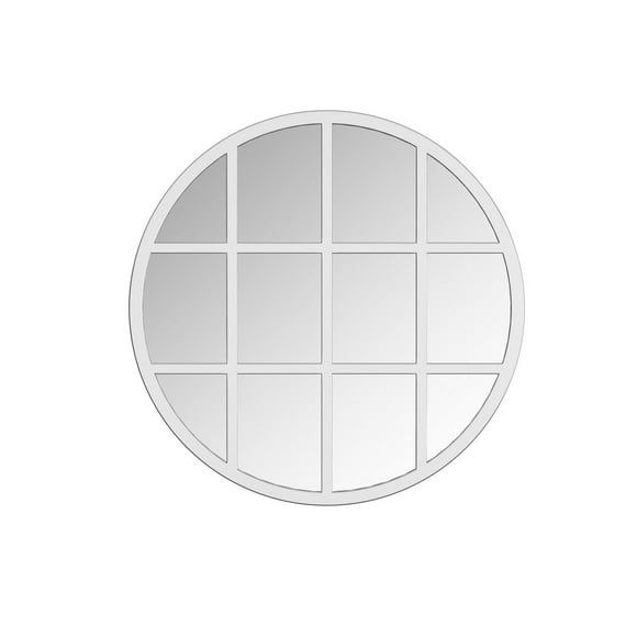 A&E Bath and Shower Shapoval Silver Window Mirror