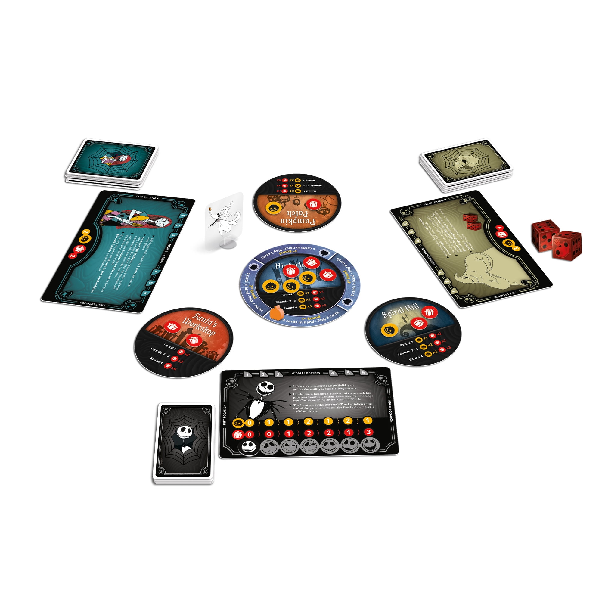 The Nightmare Before Christmas Tactical Card Game for Ages 12 and up, from Asmodee