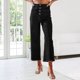 thumbnail image 2 of Gibobby Jeans mujer cintura alta Vaqueros nuevos para mujer, vaqueros con realce de botín para mujer, vaqueros de pierna recta para mujer 2023(Negro,G), 2 of 5