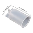 thumbnail image 2 of Candle Shaped Silicone Candlesticks Wave Stripe Pillars Modern Appliances, 2 of 3