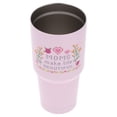 thumbnail image 4 of Moms Make Life Beautiful Stainless Steel Tumbler with Straw, Pink, 32 oz, Mother's Day by Way To Celebrate, 4 of 6