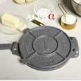 thumbnail image 7 of ALPHA LIVING Tortilla Press – 8 Inch Cast Iron Quesadilla Maker – Heavy Duty Empanada Maker Press, 7 of 7