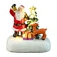 thumbnail image 5 of Figura de Papá Noel iluminada, estatua navideña de resina, escultura de Papá Noel para festivales Estatua del ciervo de Santa, 5 of 9
