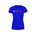 thumbnail image 2 of Playera Blusa Con Estampado De Corazones Ropa Para Mujer Color Azul Talla Mediana Marca Emil SaEs, 2 of 4