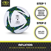 Athletic Works Size 5 Soccer Ball, Blue