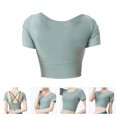 thumbnail image 3 of 1pc Mujeres Tops Ropa de ejercicio de yoga Sujetador Pad Ropa de entrenamiento HOMEMAXS MX10946976, 3 of 6