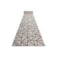 thumbnail image 1 of Runner Sizal Floorlux Design 20605 Triangles, Geometric Silver / Black 120 Cm, 1 of 5