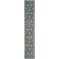 thumbnail image 3 of SAFAVIEH Vintage Persian Maggie Distressed Polyester Runner Rug, Turquoise/Multi, 2'2" x 12', 3 of 7