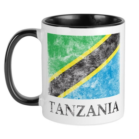 

CafePress - Vintage Tanzania Mug - Ceramic Coffee Tea Novelty Mug Cup 11 oz