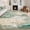Green, variant on GlowSol 2x6 Green Polyester Boho Washable Runner Rug with Non-Slip TPR Backing, Entryway, Hallway, Kitchen, Laundry Room
