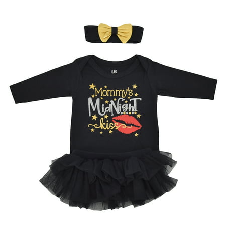 Girls Midnight Kiss New Years Eve Party Tutu Layette (18
