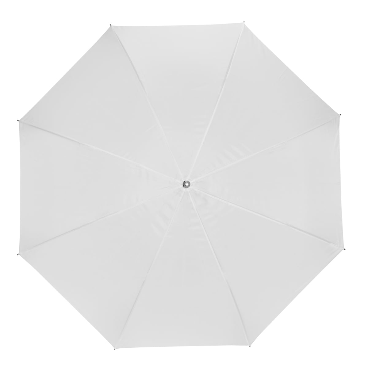 Glow 40" White Umbrella with Removable Silver/Black Layer