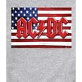thumbnail image 3 of AC/DC - American Flag Logo - Men's Crew Fleece Sweatshirt, 3 of 5