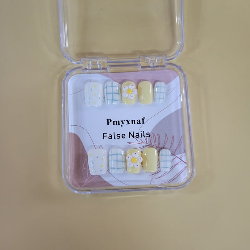 Pmyxnaf False nails – Full Cover Artificial Nails for DIY Manicure, Durable Nail Tips for Salon and Home Nail Art