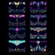 thumbnail image 5 of Etiqueta engomada fluorescente de la cara impermeable ilumina el arte corporal de la etiqueta engomada del tatuaje, 5 of 8