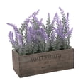 thumbnail image 3 of Lavanda Artificial Flor en maceta Plantas falsas de plástico Maceta Decoración para el hogar Planta de maceta Simularion, Tipo 2 Kearding HA8796-02B, 3 of 6