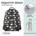 thumbnail image 4 of Vintage ethnic floral elephant school backpack for Student, bohemian mandala pattern, breathable and adjustable straps, durable oxford fabric, great for students, 4 of 5
