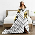 thumbnail image 5 of DePauw University Logo Fleece Blanket, Very Soft Microfiber Flannel Blanket for Couch Warm and Cozy for All Seasons, 5 of 6