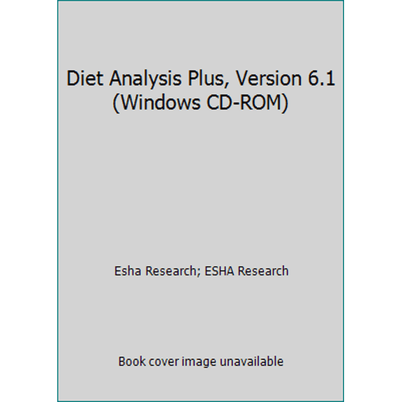Pre-Owned Diet Analysis Plus, Version 6.1 (Windows CD-ROM) (Unknown) 0534594395 9780534594398