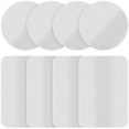 thumbnail image 2 of [8 Pack] TIQUS Magnetic Car Mount Holder Metal Plate, 4 Round + 4 Rectangle Universal Replacement Mount Metal Plate Kit, 2 of 5