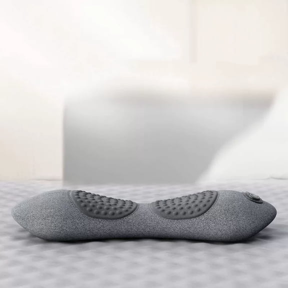 2026 Triple Fusion 3-in-1 Back Massager, Ergonomic Memory Foam with Vibration Massage, Heat Compress & Traction Lifting for Neck, Shoulder & Back Comfort – Plug-in, Portable