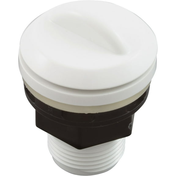 Air Ctrl, BWG/HAI Mini, 1-1/8"hs, 1-11/16"fd, Crescent, Wht, 1/2"