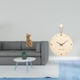 thumbnail image 2 of Escultura De Gato De Resina Y Reloj De Pared Nórdico De Madera. Figura Decorativa Para Sala De Estar Moderna, Dormitorio, Oficina, Entrada, Estantería O Decoración Del Hogar., 2 of 8
