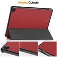 thumbnail image 6 of Allytech Slim Case for Amazon Fire Max 11, Fire Max 11 Case, Trifold Stand Shockproof Auto Sleep Wake Protective Drop Proof Case Cover for Amazon Fire Max 11 2023 - Winered, 6 of 10