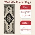 thumbnail image 6 of Hallway Runner Rug 2'x6' Washable Area Rugs Non Slip Laundry Rug Runner Floor Carpet Runners for Hallways Entryway Laundry Room Kitchen, 6 of 11