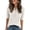 246#Beige, variant on Womens Short Sleeve Sweater V Neck Lightweight Knit Spring Summer Tops Henley Button Blouses Coffee M