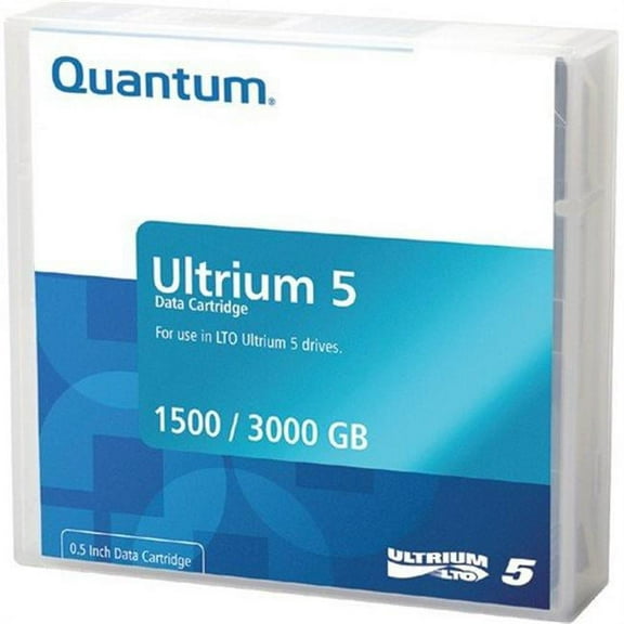 Quantum  1.5TB-3.0TB Ultrium-5 LTO Data Cartridge with Barcode Labeling  - Pack of 5
