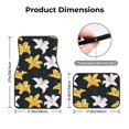 thumbnail image 5 of Yiaed Lilies Flowers Print Carpet Floor Mats for Cars, Auto Accessories Front & Rear Car Floor Mats Car Floor Foot Mat Sets of 4 Pieces, 5 of 7