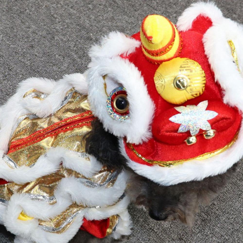 Dog costume lion dance outlet