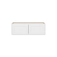 thumbnail image 3 of Furinno Shaker Wall Refrigerator Kitchen Cabinet with 2-Doors, Ready to Assemble, 24 D x 36 W x 12 H, White, 3 of 9