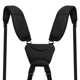 thumbnail image 1 of Greeniant Correa para bandolera de golf Correas antiarañazos ajustables Suministro acolchado Golf Negro, 1 of 6