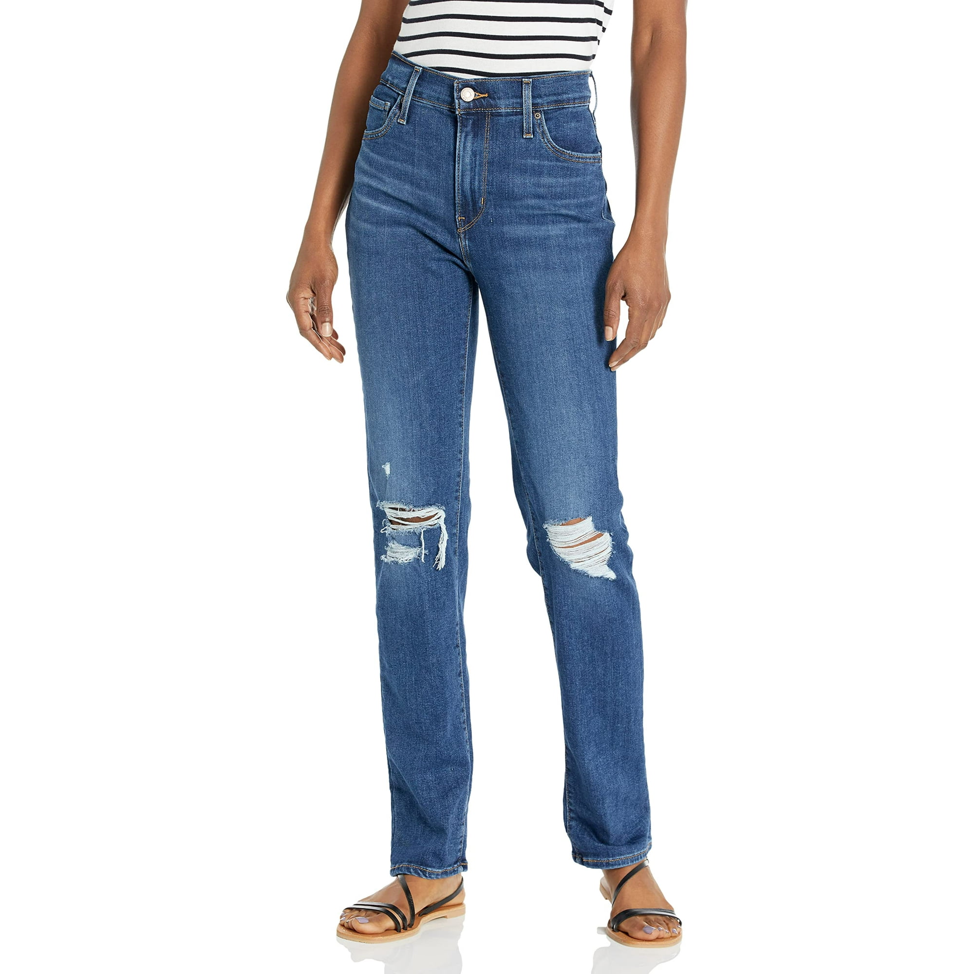 Levi's Women's 724 High Rise Straight Jeans, (New) Moody Deep Sea Moss, 28  Regular | Walmart Canada