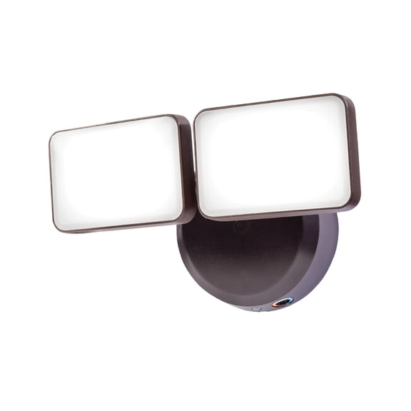 Heath Zenith Hz-8813 2 Light 5" Tall Integrated Led Outdoor Commercial Flood Light - White
