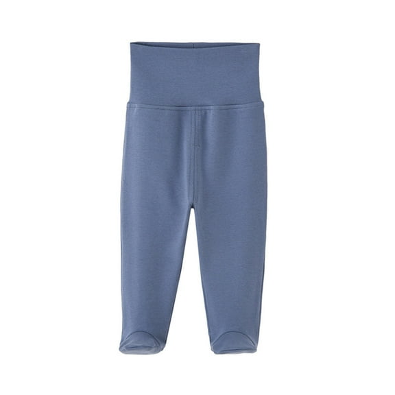 YHAJDS Toddler Girls Pull On Knit Shorts Solid Color Cotton Footed Pants for Newborn Infant