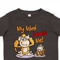 thumbnail image 4 of Inktastic My Mimi Loves Me Monkey Boys or Girls Toddler T-Shirt, 4 of 5