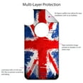 thumbnail image 4 of DistinctInk Custom SKIN / DECAL compatible with OtterBox Commuter for iPhone XR (6.1" Screen) - Red White Blue British Flag Graffiti - Show Your Love of the UK, 4 of 5