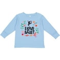thumbnail image 3 of Inktastic Ballerina Dancer I Love Ballet Girls Long Sleeve Toddler T-Shirt, 3 of 5