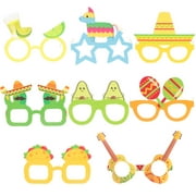 Holiday Glasses Carnival Supplies Prom Decorations Mexican Themed Pool Party 8 Pcs