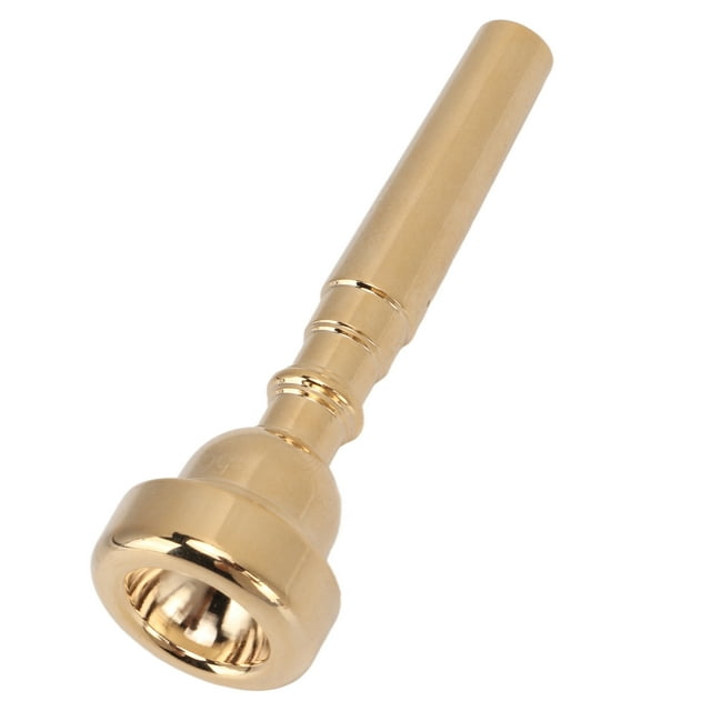 Trumpet Mouthpiece, Accurate Polishing Durable Copper Trumpet Mouth Easy To Wipe For Musical Instrument Gold