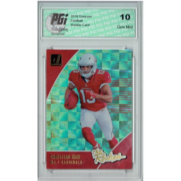 Donruss Christian Kirk 18 Donruss R 13 The Rookies Sp Rookie Card Pgi 10 Walmart Com Walmart Com