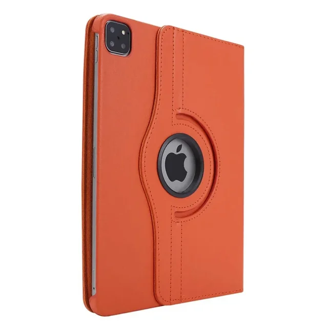 Étui pour iPad Air 13 Pouces 2024 / Étui pour iPad Pro 12,9 (6e/5e Gén 2022/2021), Étui Mince et Intelligente, Dos Rigide en PC Givré Translucide, Compatible Touch ID et Pencil Pro/2e/USB‐C - Rouge